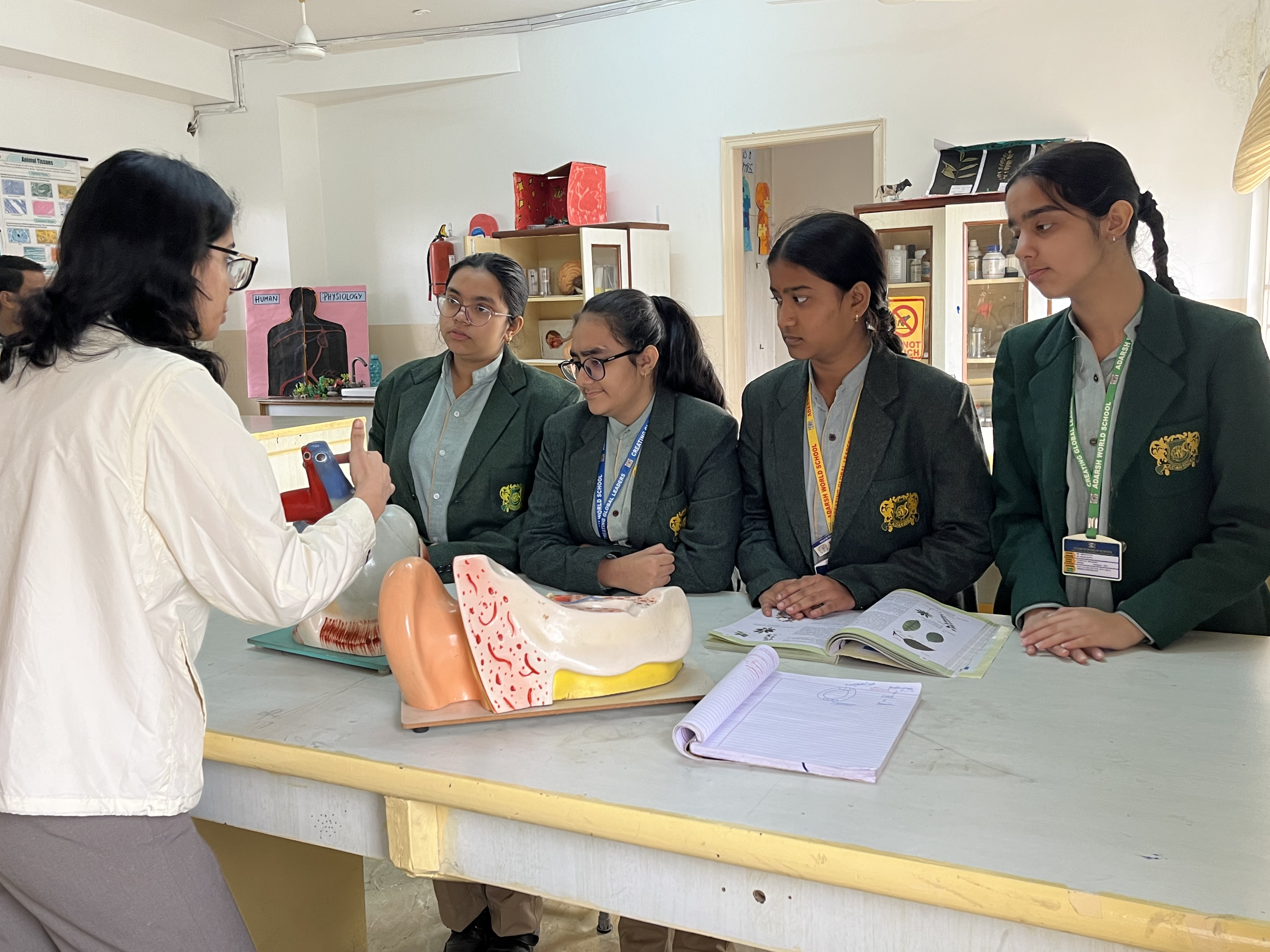 Adarsh World School Dwarka 011 4501 7923, 4501 7924  Science Laboratories