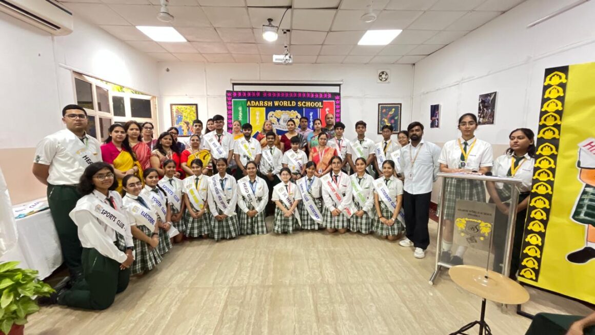 Adarsh World School proudly hosted its Investiture Ceremony, 2025